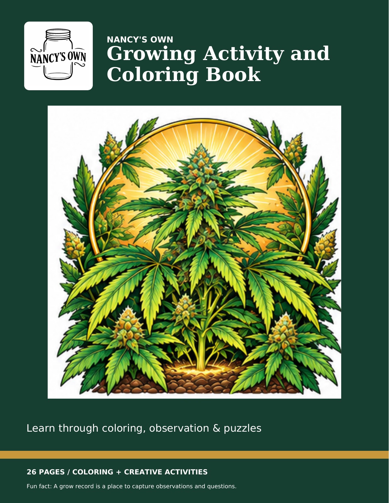 Nancy’s Own Growing Activity and Coloring Book cover